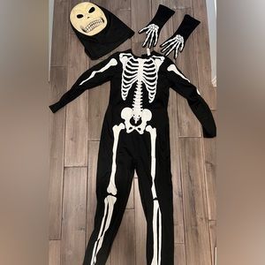Kids' Glow-in-the-Dark Skeleton Costume